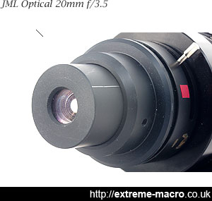 The JML Optical 21mm f/3.5 used for extreme macro