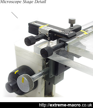 microscope stage controls