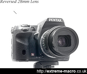 Pentax K series lens reversed